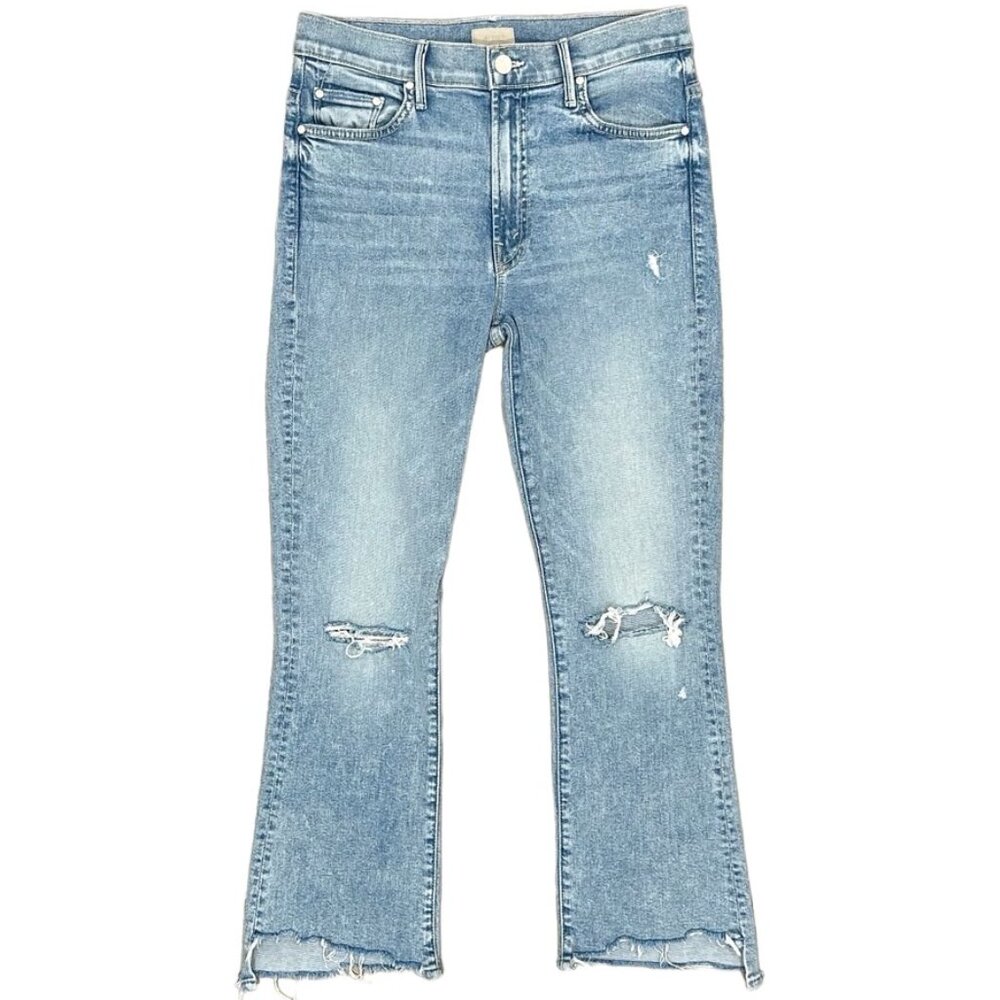 MOTHER Blue Ankle & Cropped Jeans